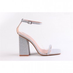 дамски,сандали,chic,heel,strp,sndl,ld99,silver,sparkle