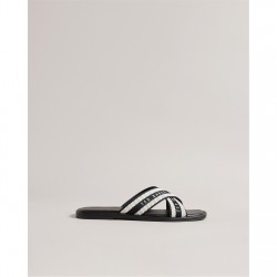 Сандали Ted Baker Ted Web Flat Sandal Ld62 - Black сандали,дамски,сандали,дамски,сандали,и,чехли,ted,baker,ted,web,flat,sandal,ld62,black