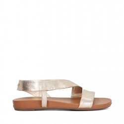 сандали,dune,london,women's,lucina,flat,sandals,gold