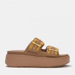 сандали,fitflop,women's,flatform,sandals,turmeric,tan