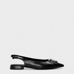 clarks,women's,sensa15,trim,slingbacks,black,leather