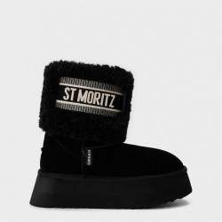 Steve Madden St. Moritz Ld99 - Black/Black дамски,боти,steve,madden,madden,st.,moritz,ld99,black,black