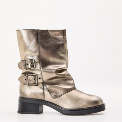 Steve Madden Bonfire Ld99 - Gold Lthr дамски,боти,steve,madden,madden,bonfire,ld99,gold,lthr