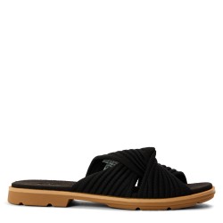 дамски,сандали,timberland,women,s,slide,flat,sandals,black,knit