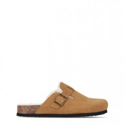 сандали,дамски,сандали,jack,wills,mule,sandals,tan,cream,fur