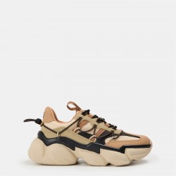 Маратонки Steve Madden Women's Spectator Low-Top Trainers - Khaki/Black маратонки,маратонки,за,училище,ученически,обувки,steve,madden,women's,spectator,low,top,trainers,khaki,black