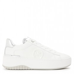 michael,michael,kors,dottie,sneakers,white,silver