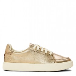 timberland,timberland,emerson,street,low,lace,up,sneaker,gold,metallic