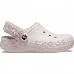 дамски,пантофи,чехли,crocs,women,s,baya,lined,fuzz,strap,mule,slippers,barely,pink