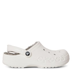 дамски,пантофи,crocs,women,s,baya,lined,mule,slippers,white,grey