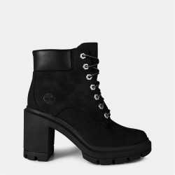 обувки,дамски,боти,timberland,women's,allington,lace,up,heeled,boots,black,nubuck
