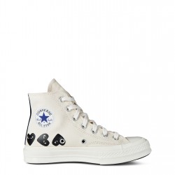 Високи кецове COMME DES GARCONS PLAY Multi Heart High Top Trainers - Beige високи,кецове,мъжки,маратонки,comme,des,garcons,play,multi,heart,high,top,trainers,beige