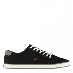 маратонки,мъжки,маратонки,tommy,hilfiger,1d,canvas,trainers,black,white