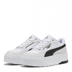 Дамски маратонки Puma Karmen Ii Idol Low-Top Trainers Womens - Wht/Blk/Grey дамски,маратонки,разпродажба,puma,дамски,маратонки,puma,karmen,ii,idol,low,top,trainers,womens,wht,blk,grey