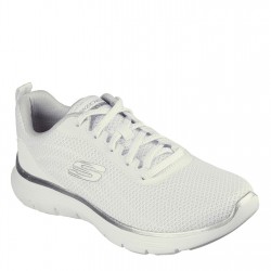 дамски,маратонки,skechers,flex,appeal,5.0,new,thrive,white,silver