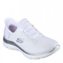 дамски,маратонки,skechers,slip,ins:,summits,diamond,dream,white,silver