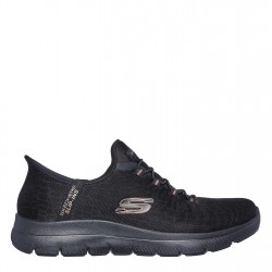 дамски,маратонки,skechers,slip,ins:,summits,diamond,dream,black,gold