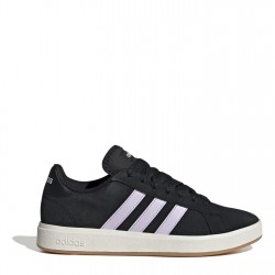Дамски маратонки Adidas Grand Court Base 00s Womens Trainers - Black/Lvndr/Wht дамски,маратонки,маратонки,за,училище,ученически,обувки,кецове,за,училище,разпродажба,adidas,дамски,маратонки,adidas,grand,court,base,00s,womens,trainers,b