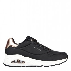 дамски,маратонки,дамски,маратонки,skechers,uno,stand,on,air,trainers,womens,black,metallic