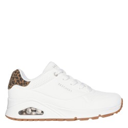 Дамски маратонки Skechers UNO Stand On Air Trainers Womens - White Leo дамски,маратонки,дамски,маратонки,skechers,uno,stand,on,air,trainers,womens,white,leo