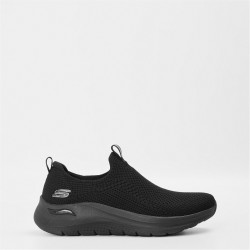 дамски,маратонки,дамски,маратонки,skechers,arch,fit,2.0,slip,on,trainers,womens,black