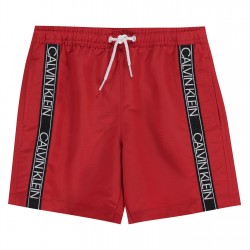 calvin,klein,jeans,medium,tape,swim,shorts,crimson