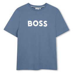 тениска,boss,kids,logo,t,shirt,lavender,blue