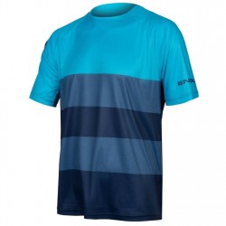 фланелка,мъжки,тениски,облекло,за,колоездене,endura,singletrack,jersey,electric,blue