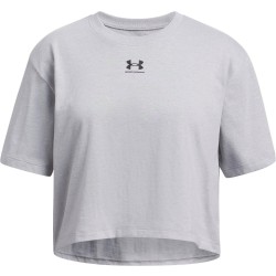 Тениска Under Armour Kids Rival Short-Sleeve Oversized T-Shirt - Gray тениска,детски,тениски,under,armour,kids,rival,short,sleeve,oversized,t,shirt,gray