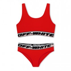 стоки,за,плуване,на,разпродажба,детски,облекла,off,white,logo,bikini,juniors,red,black