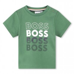 детска,тениска,детски,облекла,boss,logo,t,shirt,infants,khaki,651