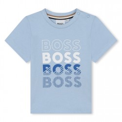 детска,тениска,детски,облекла,boss,logo,t,shirt,infants,pale,blue,783