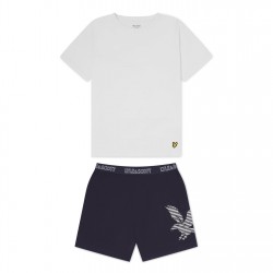 юношески,комплект,детски,облекла,lyle,and,scott,sleepwear,set,juniors,white,peacoat