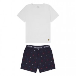 юношески,комплект,детски,облекла,lyle,and,scott,sleepwear,set,juniors,white,peacoat