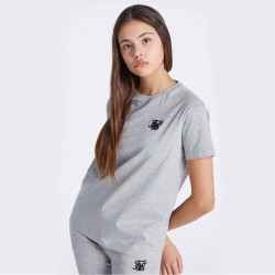 детски,тениски,siksilk,t,shirts,jn99,grey,marl