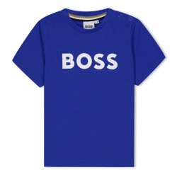 детска,тениска,детски,облекла,boss,large,logo,t,shirt,infants,cobalt,87a