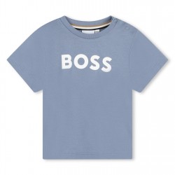 детска,тениска,детски,облекла,boss,large,logo,t,shirt,infants,med,grey,049