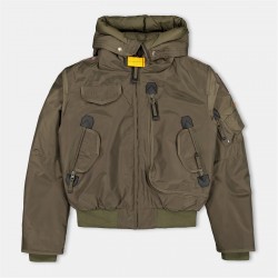 яке,детски,3/4,панталони,parajumpers,kids',insulated,short,puffer,jacket,0103,olive,grey