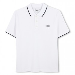 юношеска,блуза,с,яка,детски,облекла,boss,small,logo,polo,shirt,juniors,white,10p
