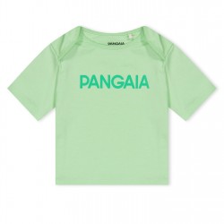 бебешка,тениска,детски,облекла,pangaia,365,logo,t,shirt,babies,fennel,green