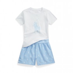 детски,комплект,детски,облекла,polo,ralph,lauren,lounge,set,junior,girls,elite,blue,bcr