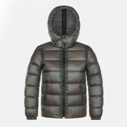 яке,arctic,army,kids,faux,fur,hood,long,sleeve,long,puffer,jacket,grey,charcoal