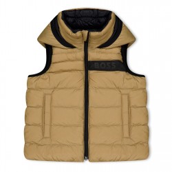 детски,елек,детски,облекла,boss,reversible,puffer,gilet,infants,cookie,269