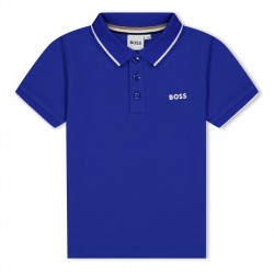детска,блуза,с,яка,детски,облекла,boss,short,sleeve,polo,shirt,infants,cobalt,87a