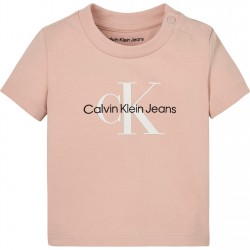 детска,тениска,детски,облекла,calvin,klein,jeans,logo,t,shirt,infants,rose,tf6