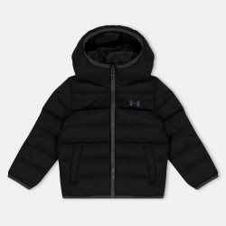 яке,under,armour,kids,lightweight,puffer,jacket,black,grey