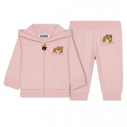 детски,анцуг,детски,облекла,moschino,bear,tracksuit,infants,pink,50209