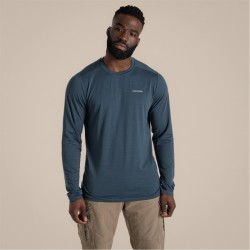 Тениска Craghoppers Nosi Life Abel Long Sleeve TShirt - Blue Stone тениска,туристическо,облекло,мъжко,туристическо,облекло,мъжки,ризи,craghoppers,nosi,life,abel,long,sleeve,tshirt,blue,stone