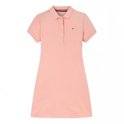 рокля,детски,облекла,tommy,hilfiger,essential,polo,dress,coral,ice,tkz