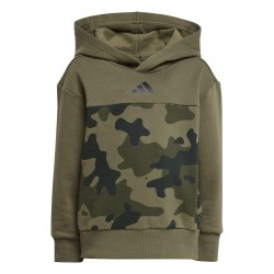 Детски комплект adidas Essentials Allover Print Hoodie Set Kids - Olive/White детски,комплект,детски,екипи,adidas,essentials,allover,print,hoodie,set,kids,olive,white